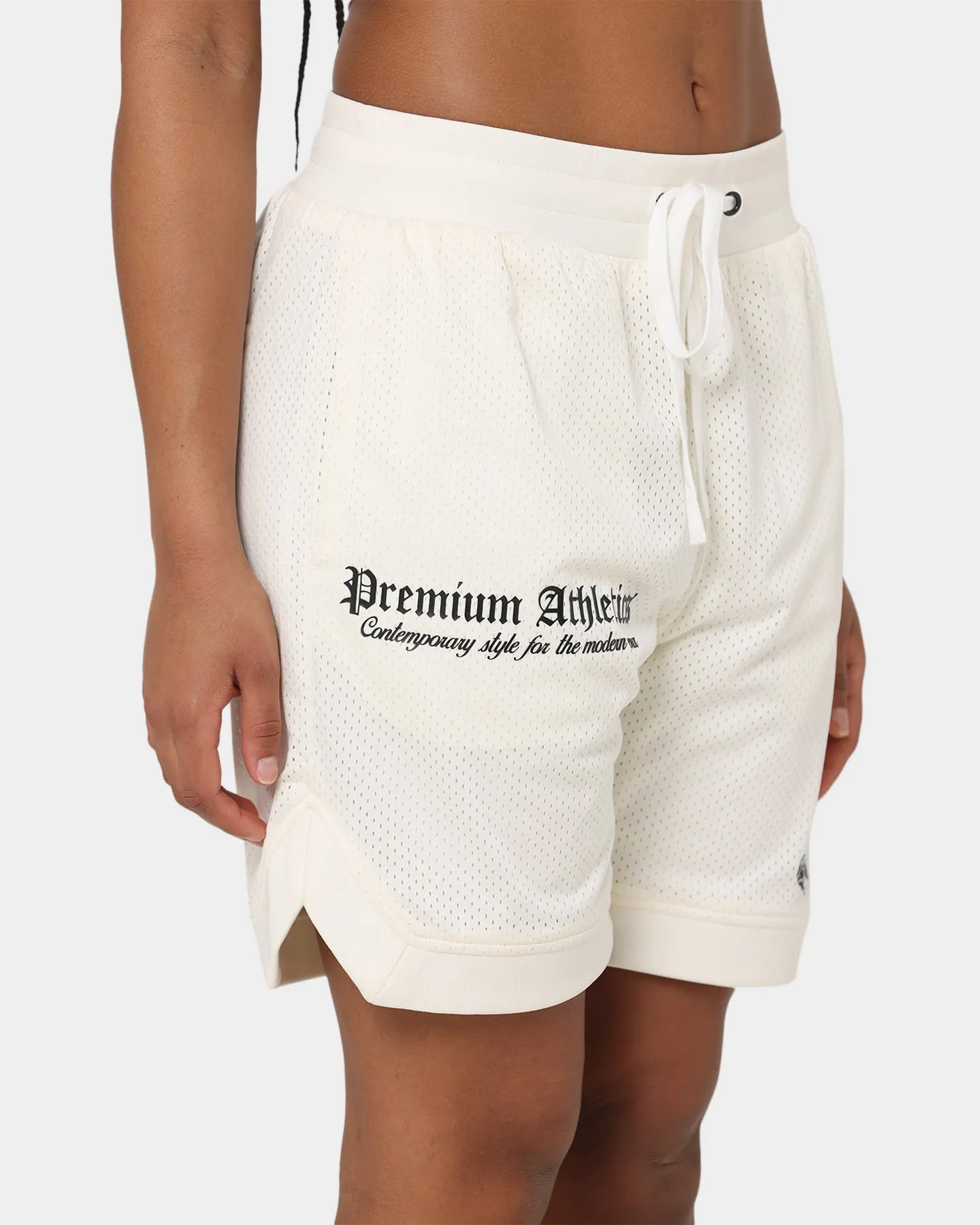 404 Premium Athletics Basketball Shorts Off White