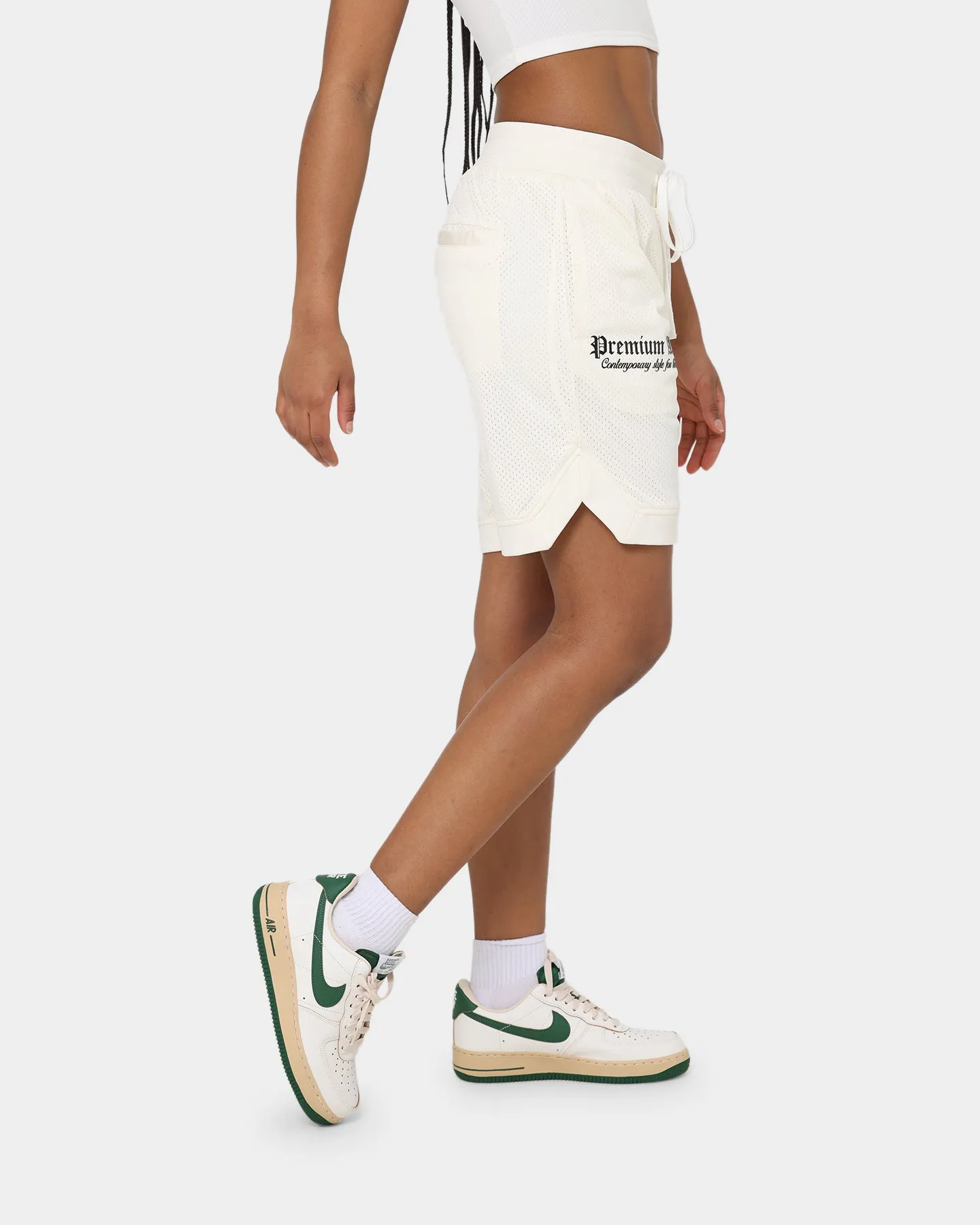 404 Premium Athletics Basketball Shorts Off White