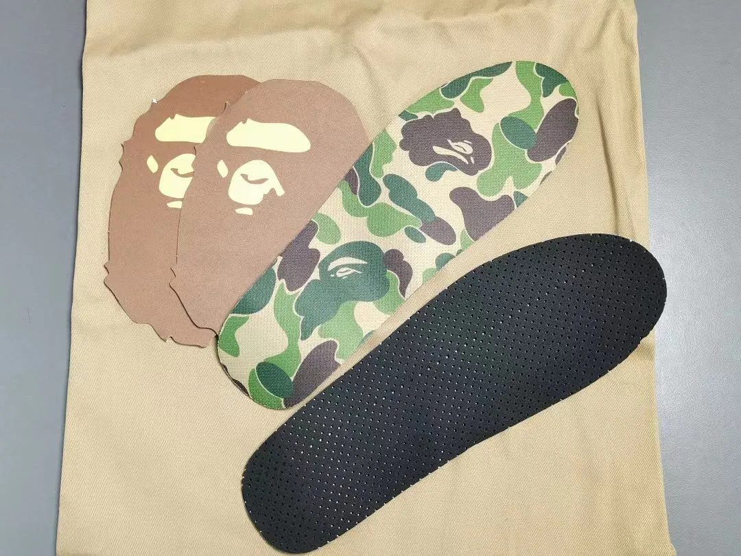 A Bathing Ape Bape SK8 Sta 'Green Dark Purple'