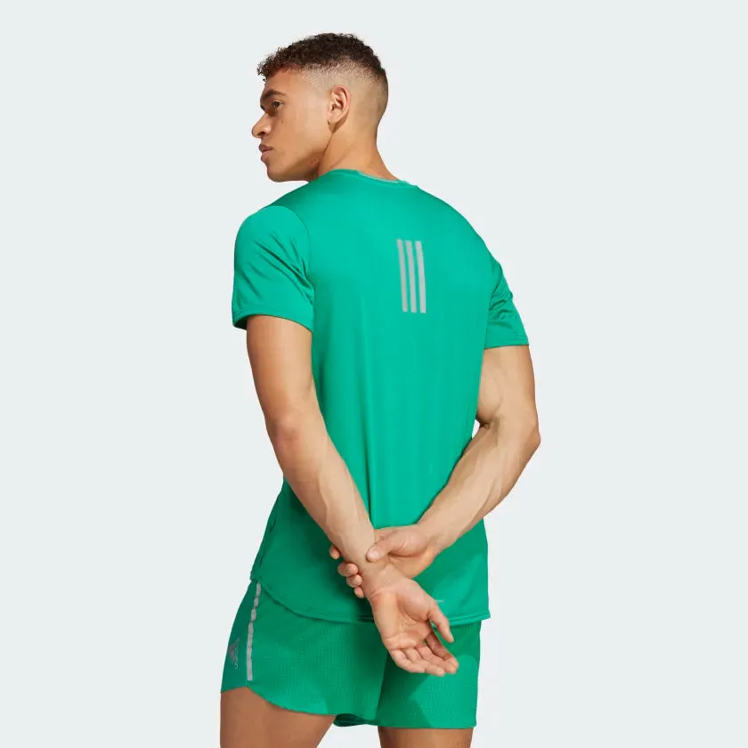 Adidas Designed 4 Running Tee - Court Green