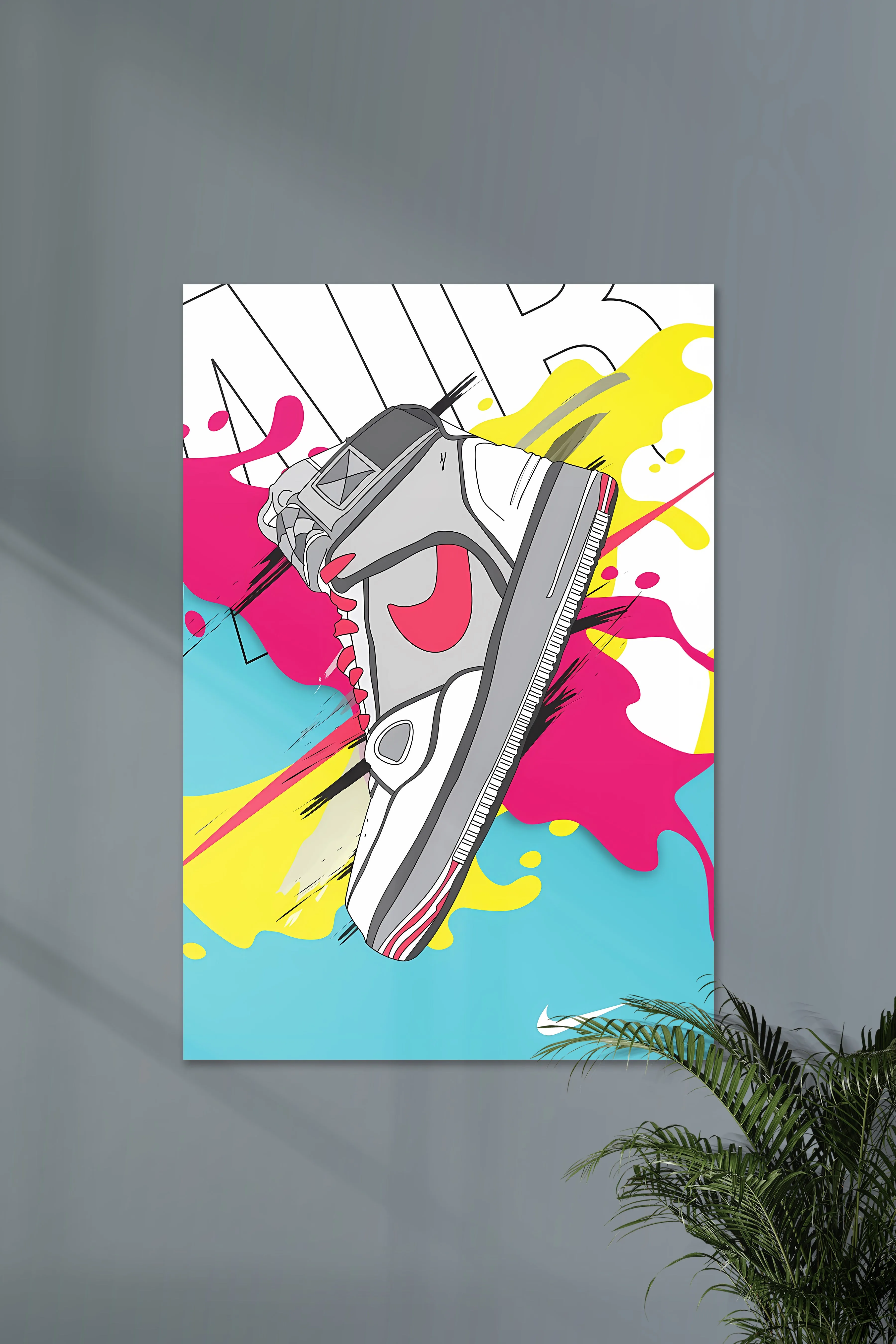 Air jordan vector shoe | RETRO # 13 | NIKE | Shoe Poster