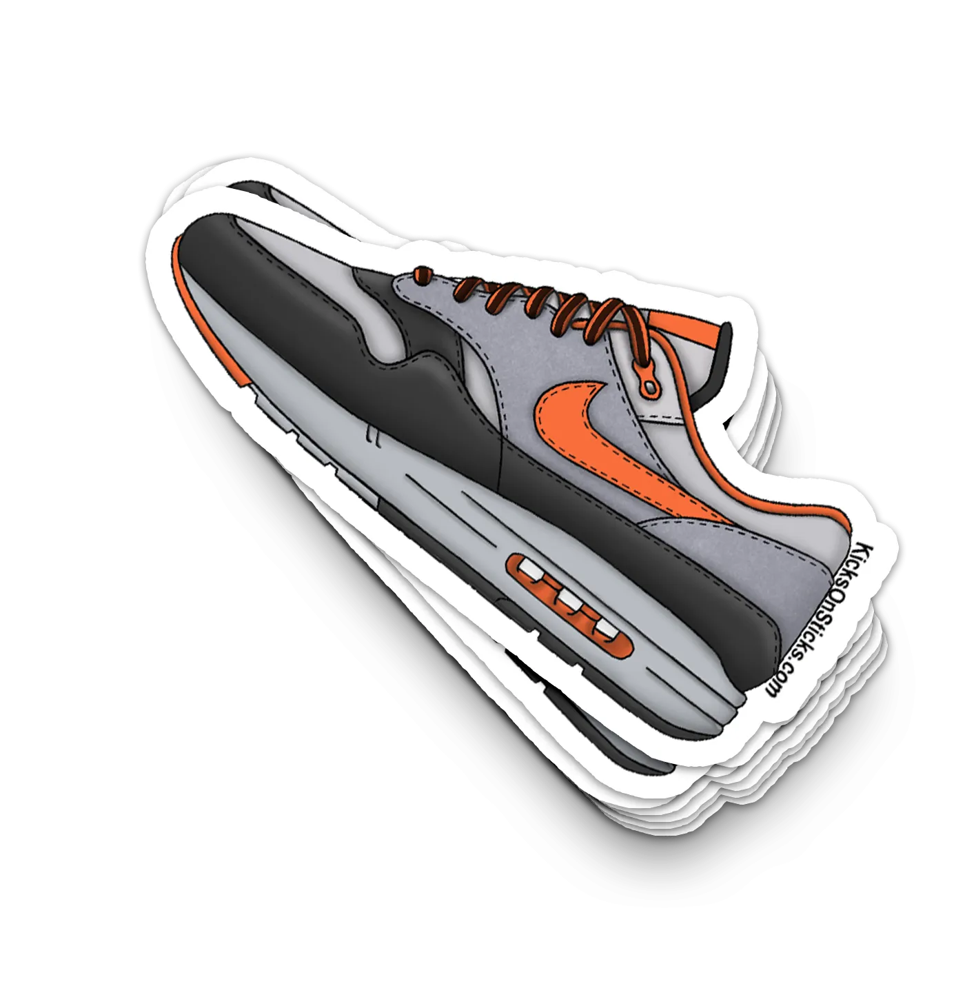 Air Max 1 "Huf Orange" Sneaker Sticker