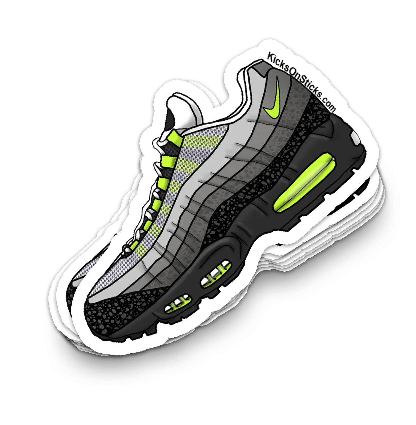 Air Max 95 "Safari Neon" Sneaker Sticker