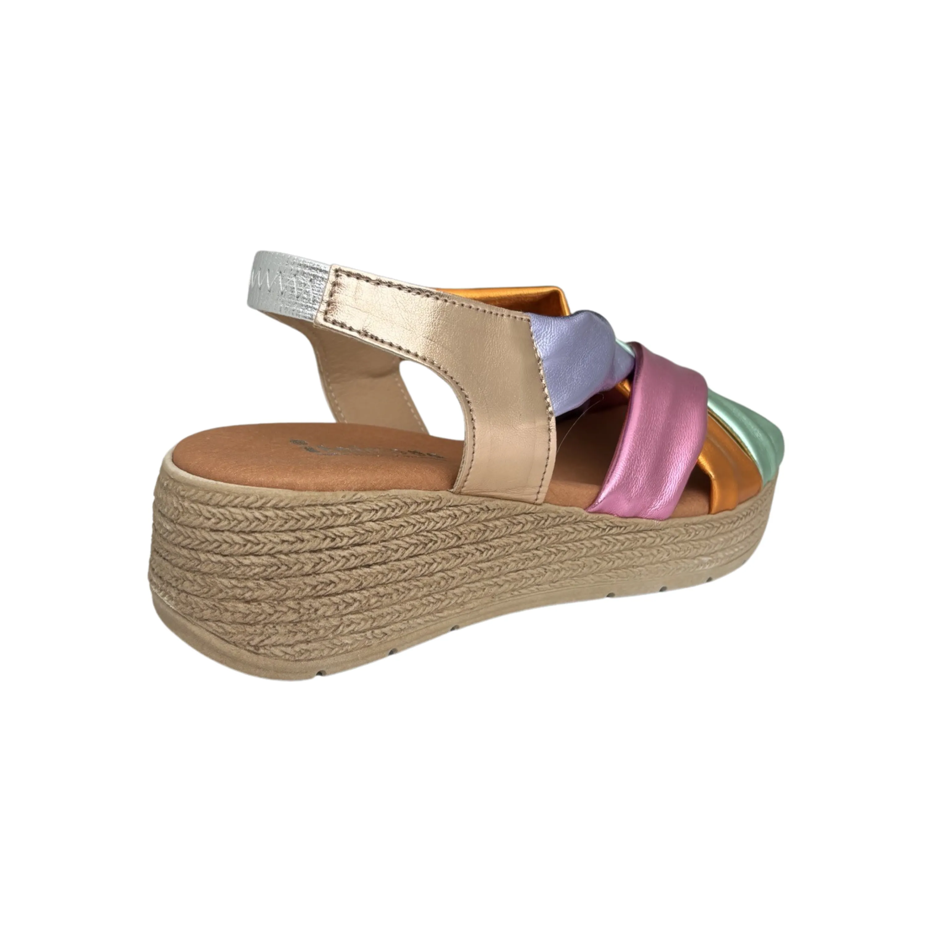 Aires Bright Metallic  Multi Sandal