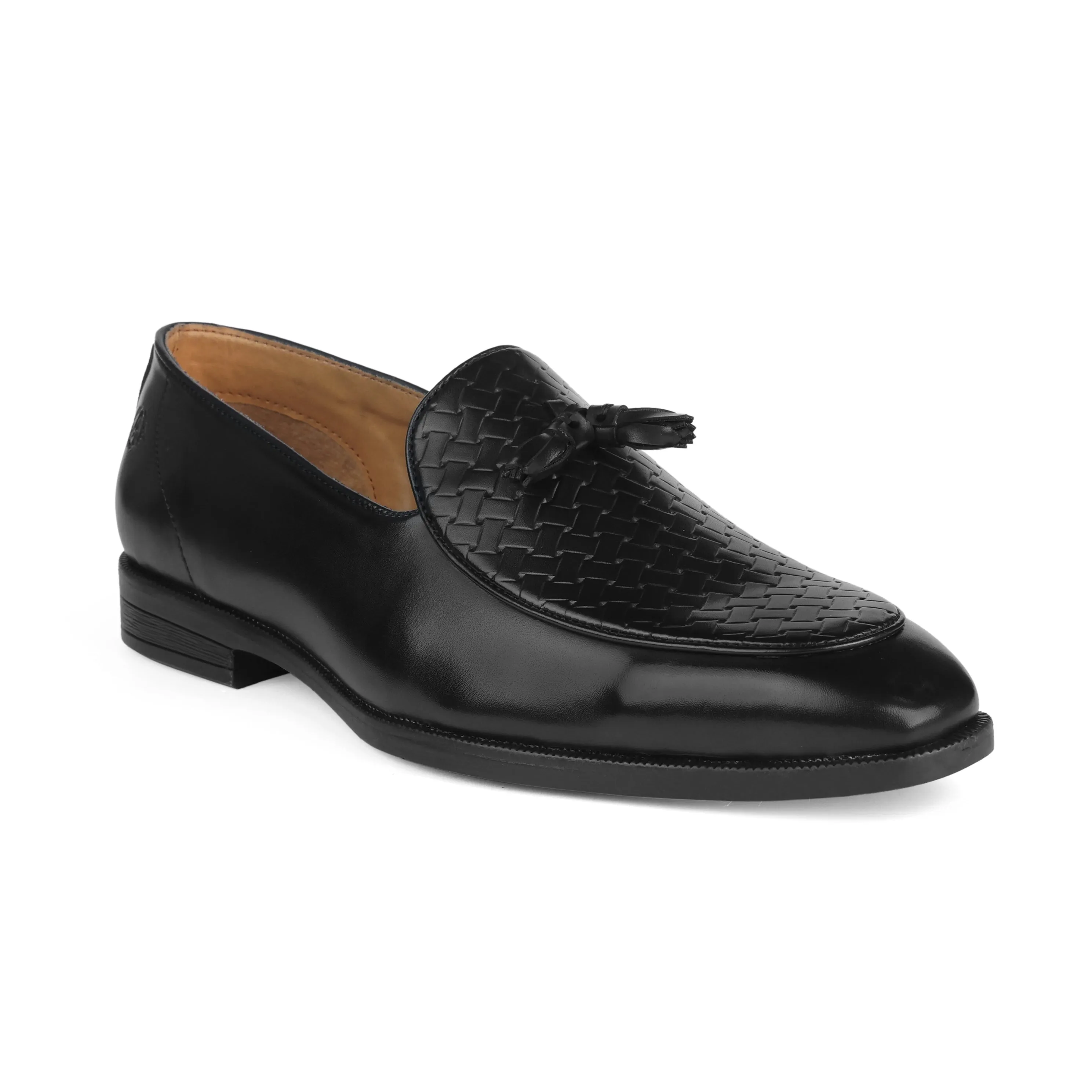 Alberto Torresi Black Slipon formal Shoes