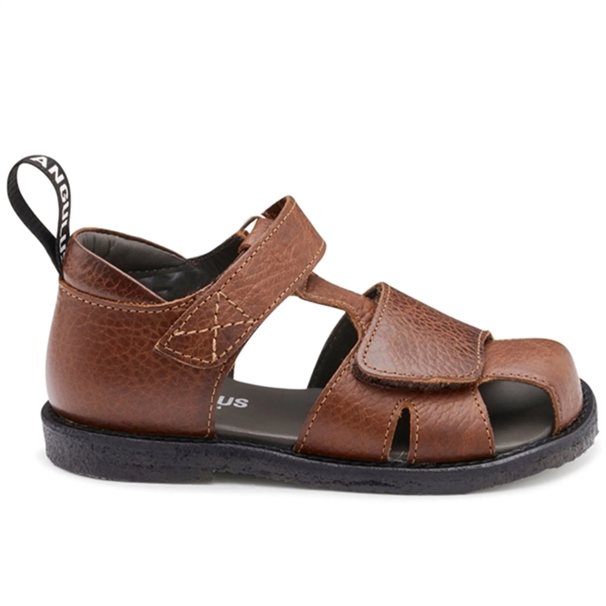 Angulus Sandal W. Velcro Cognac