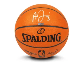 Anthony Davis Autographed Official Nba Spalding Basketball