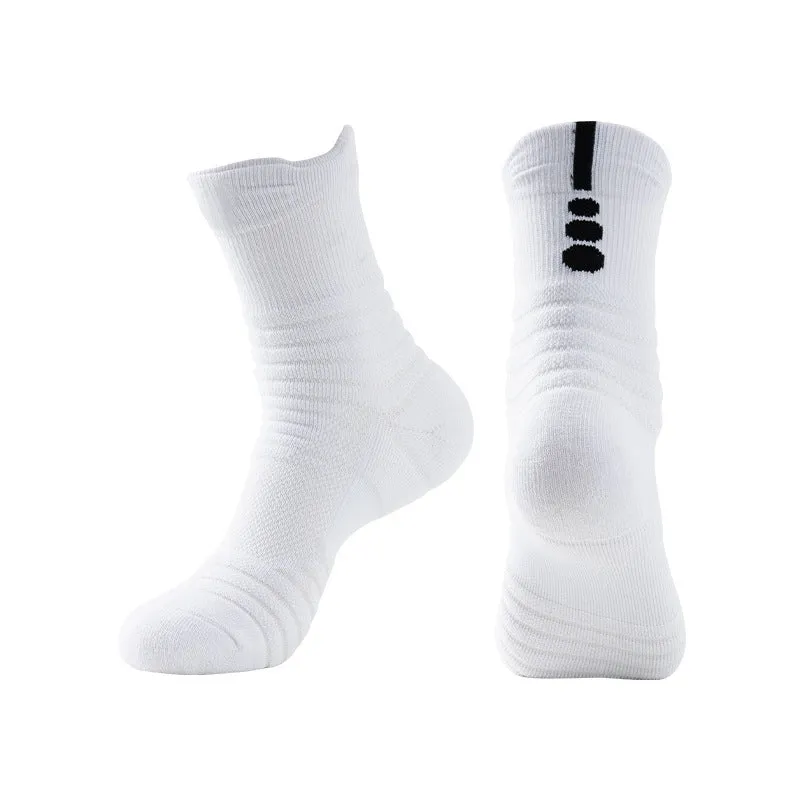 anti slip basketball socks breathable with logo