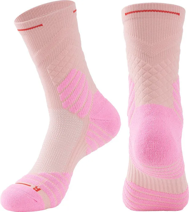 anti slip basketball socks breathable with logo