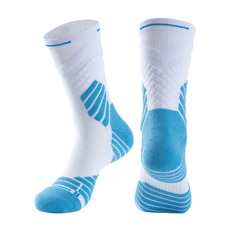 anti slip basketball socks breathable with logo