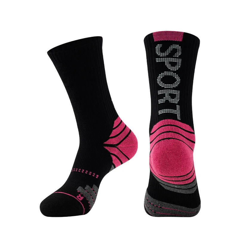 anti slip basketball socks breathable with logo