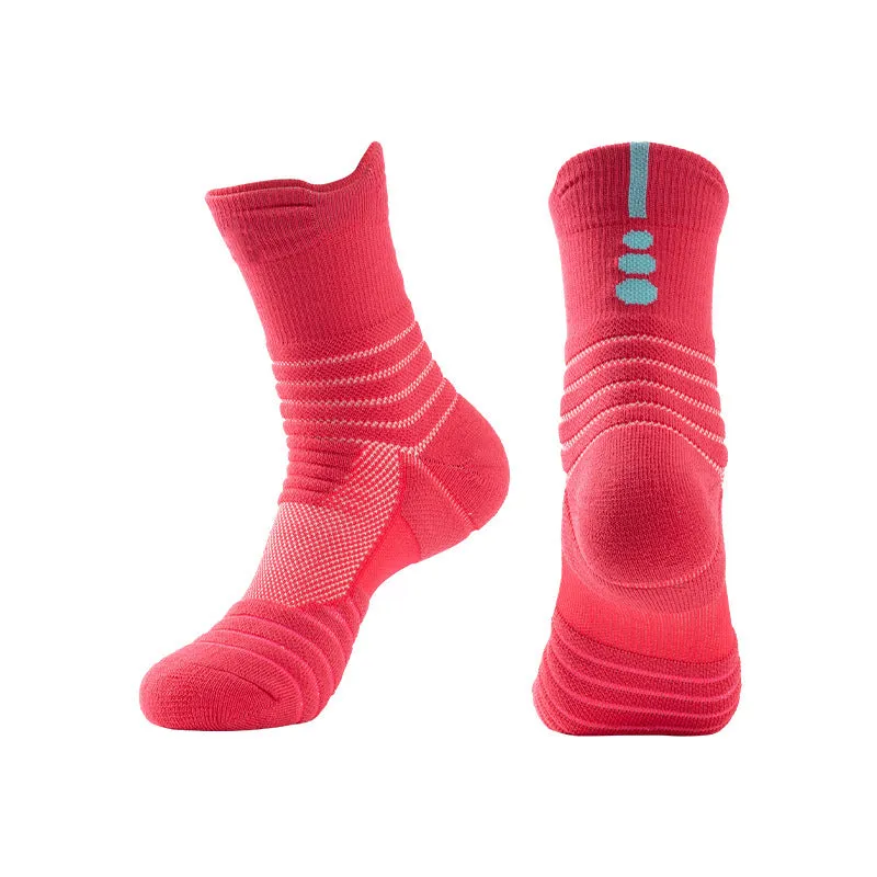 anti slip basketball socks breathable with logo