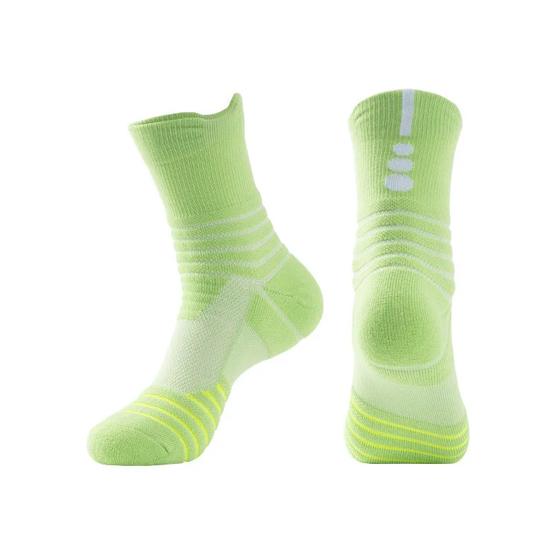 anti slip basketball socks breathable with logo