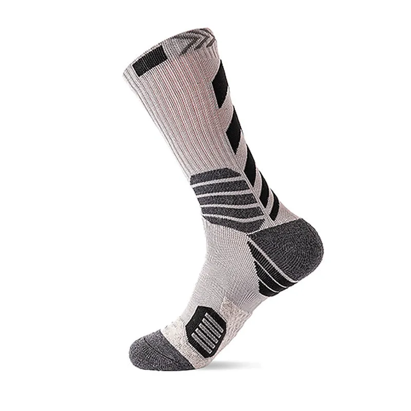 anti slip basketball socks breathable with logo