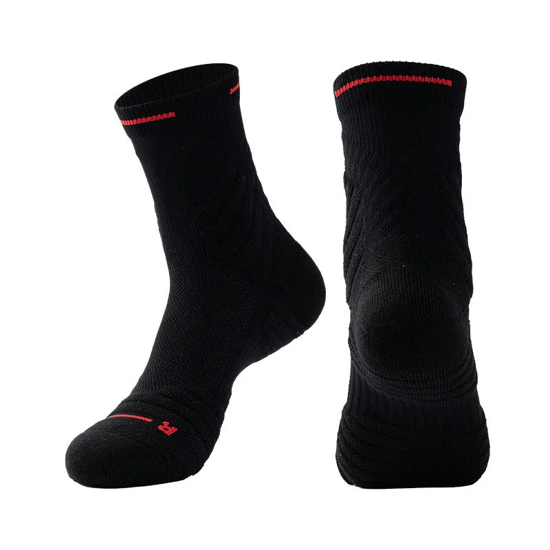 anti slip basketball socks breathable with logo