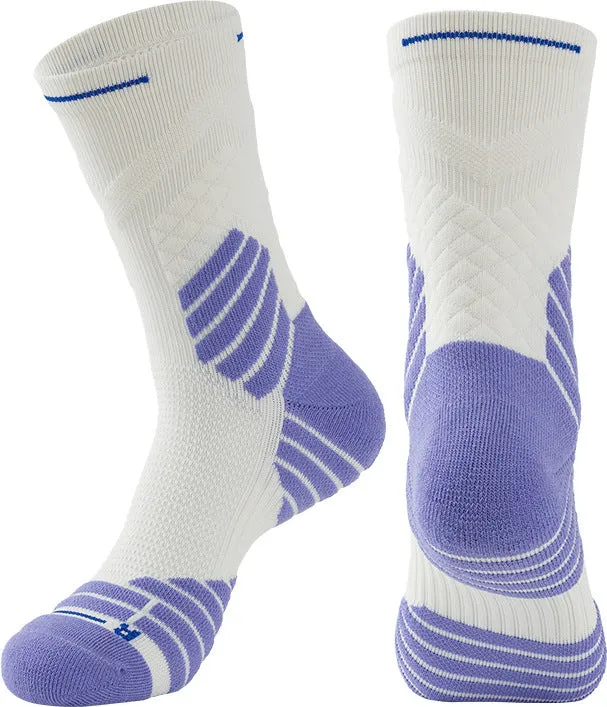 anti slip basketball socks breathable with logo