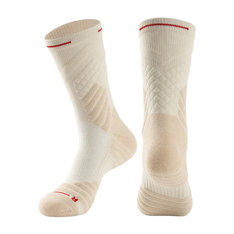 anti slip basketball socks breathable with logo