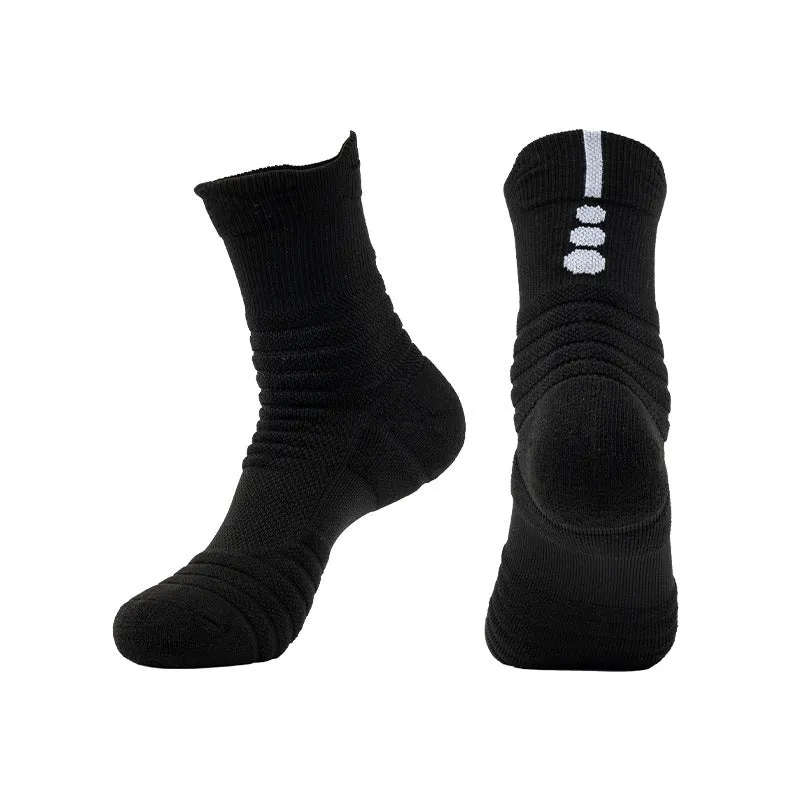 anti slip basketball socks breathable with logo