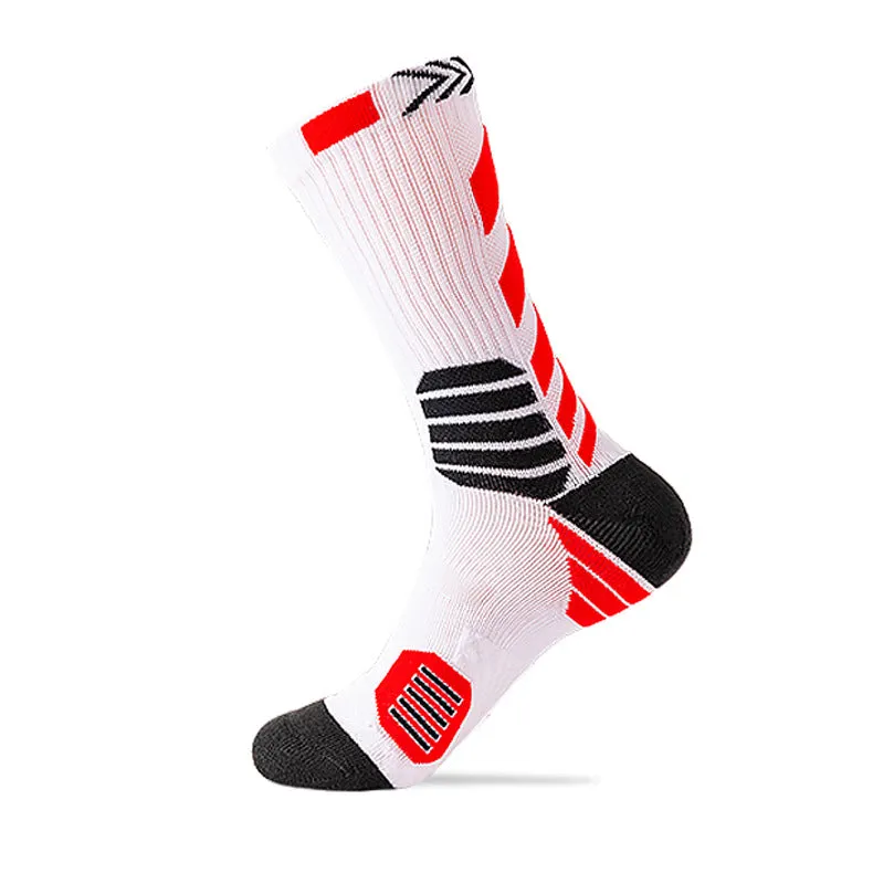 anti slip basketball socks breathable with logo