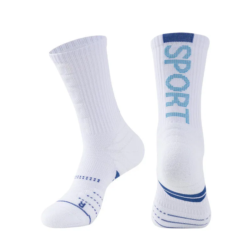 anti slip basketball socks breathable with logo