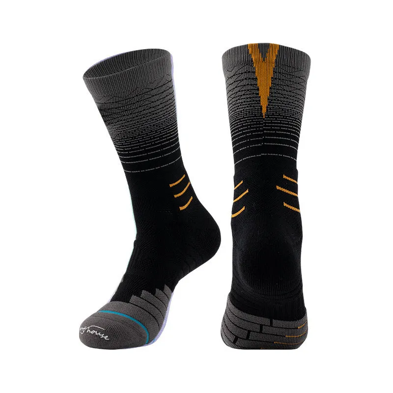 anti slip basketball socks breathable with logo