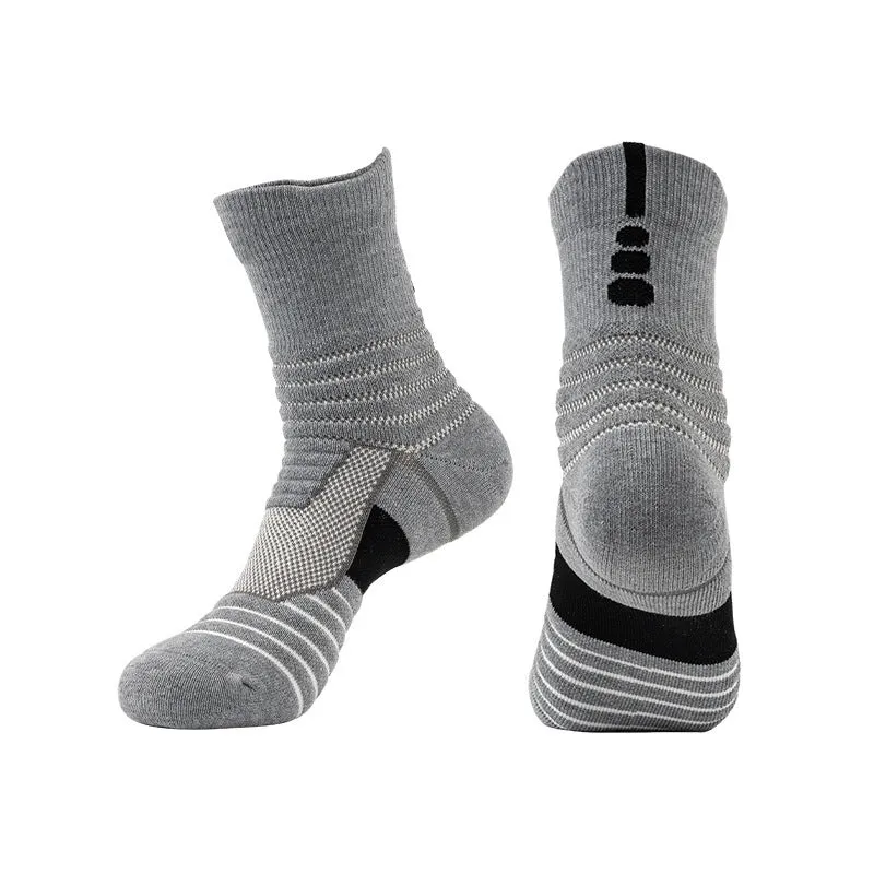 anti slip basketball socks breathable with logo