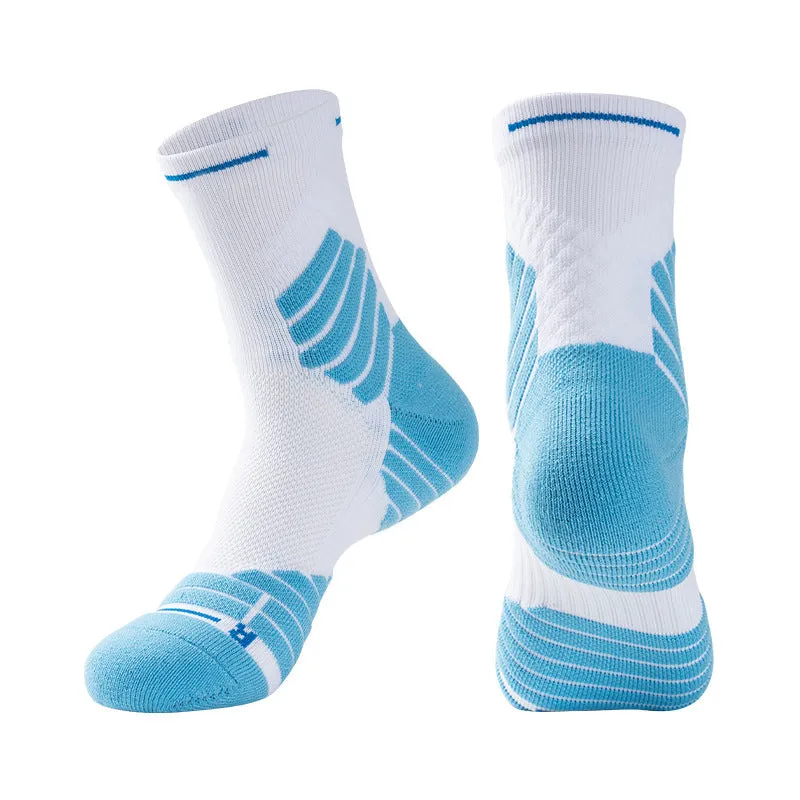 anti slip basketball socks breathable with logo