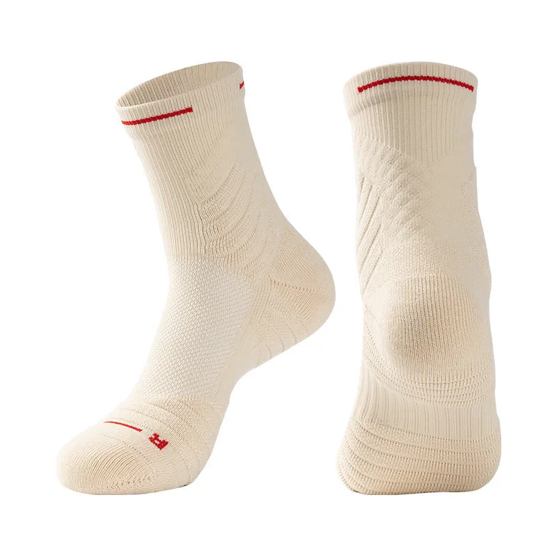 anti slip basketball socks breathable with logo