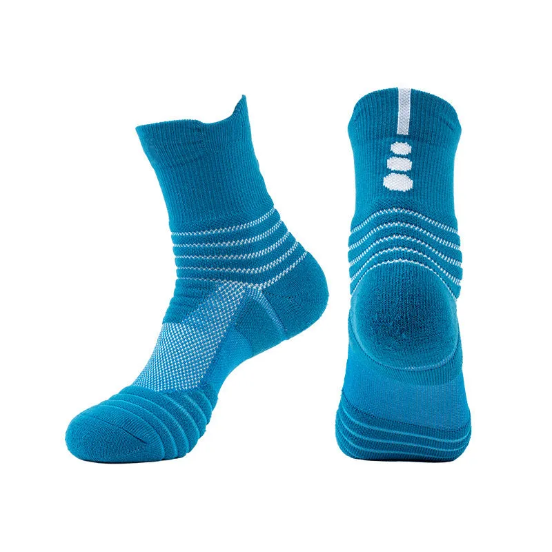 anti slip basketball socks breathable with logo