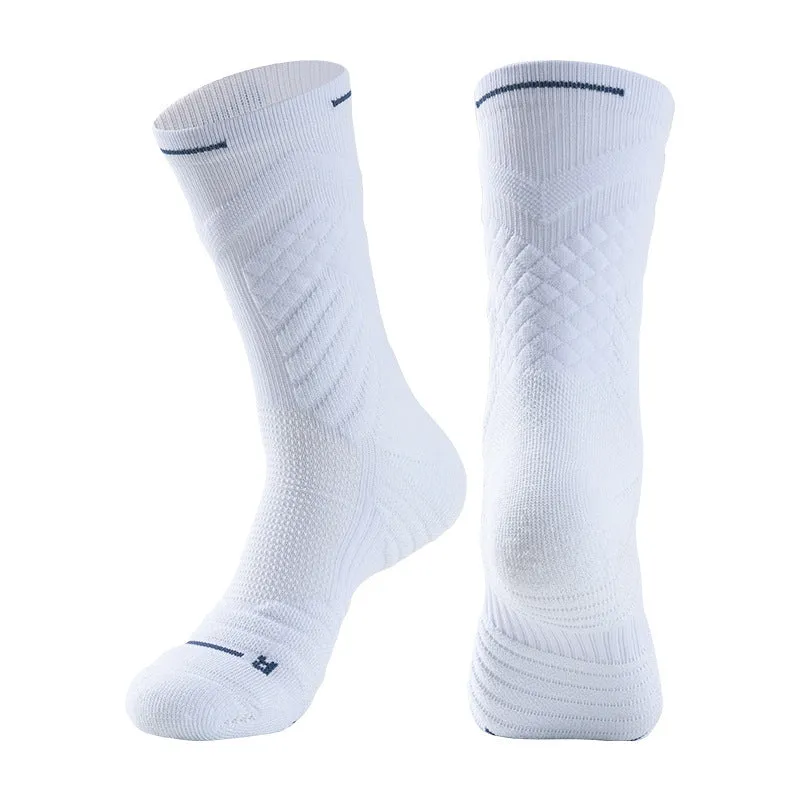 anti slip basketball socks breathable with logo