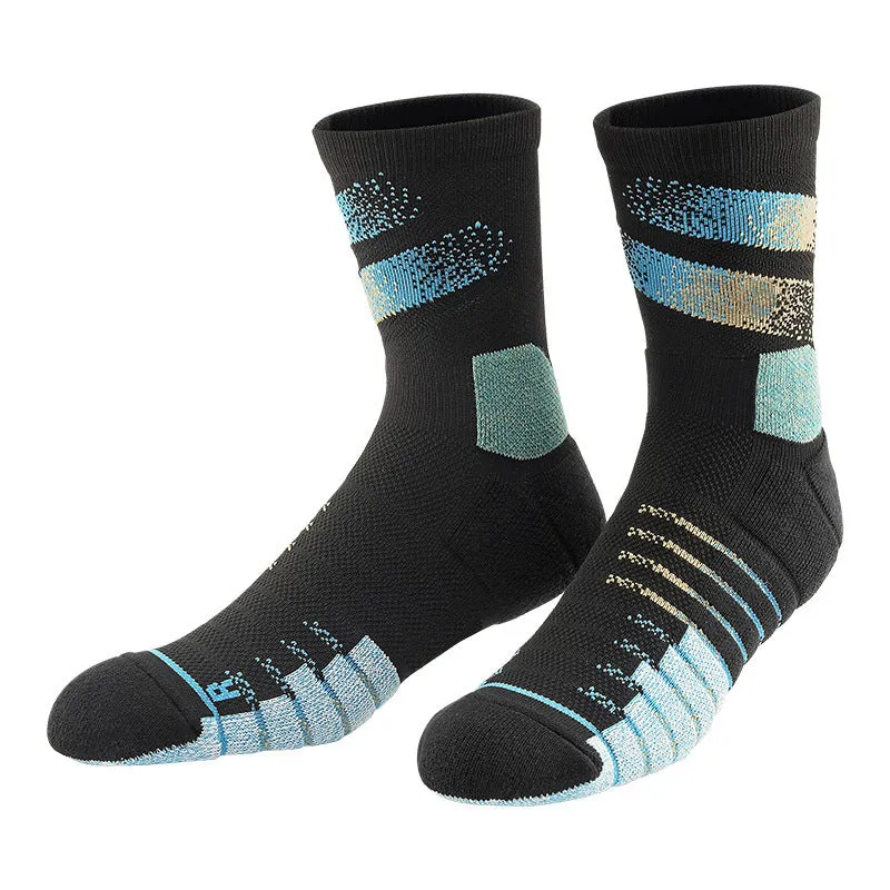 anti slip basketball socks breathable with logo