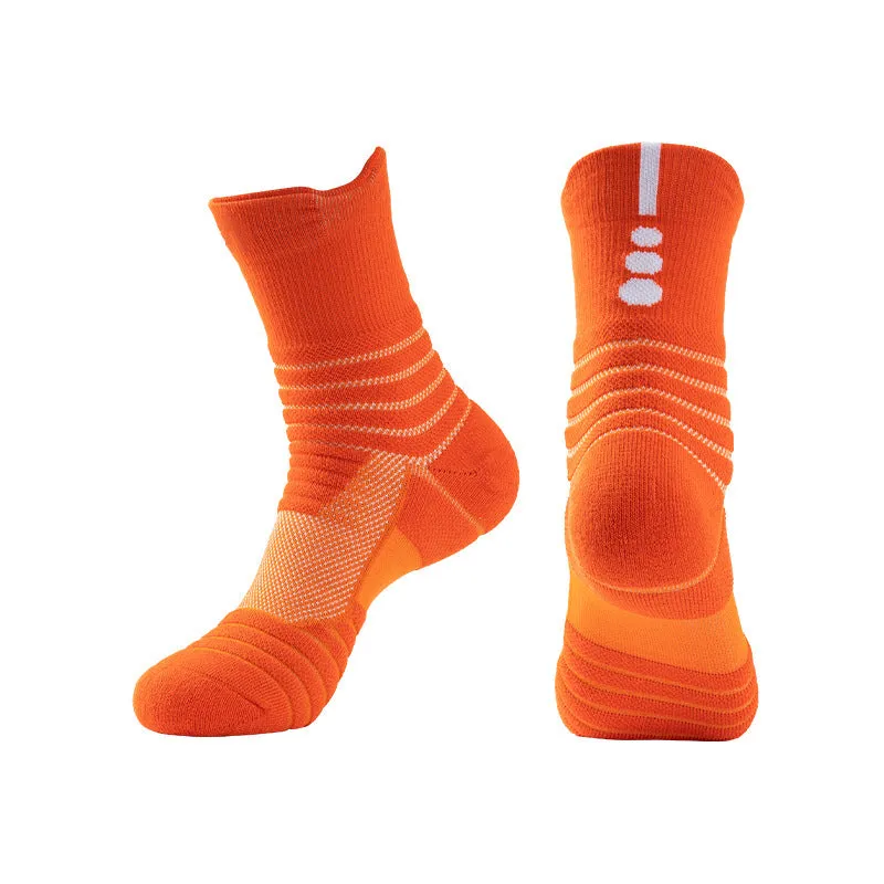 anti slip basketball socks breathable with logo