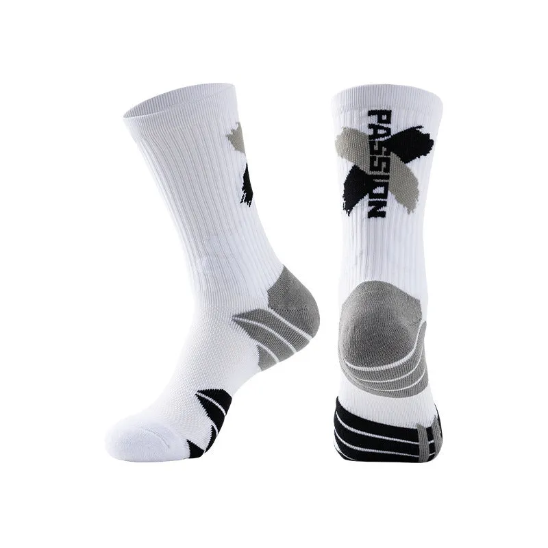 anti slip basketball socks breathable with logo