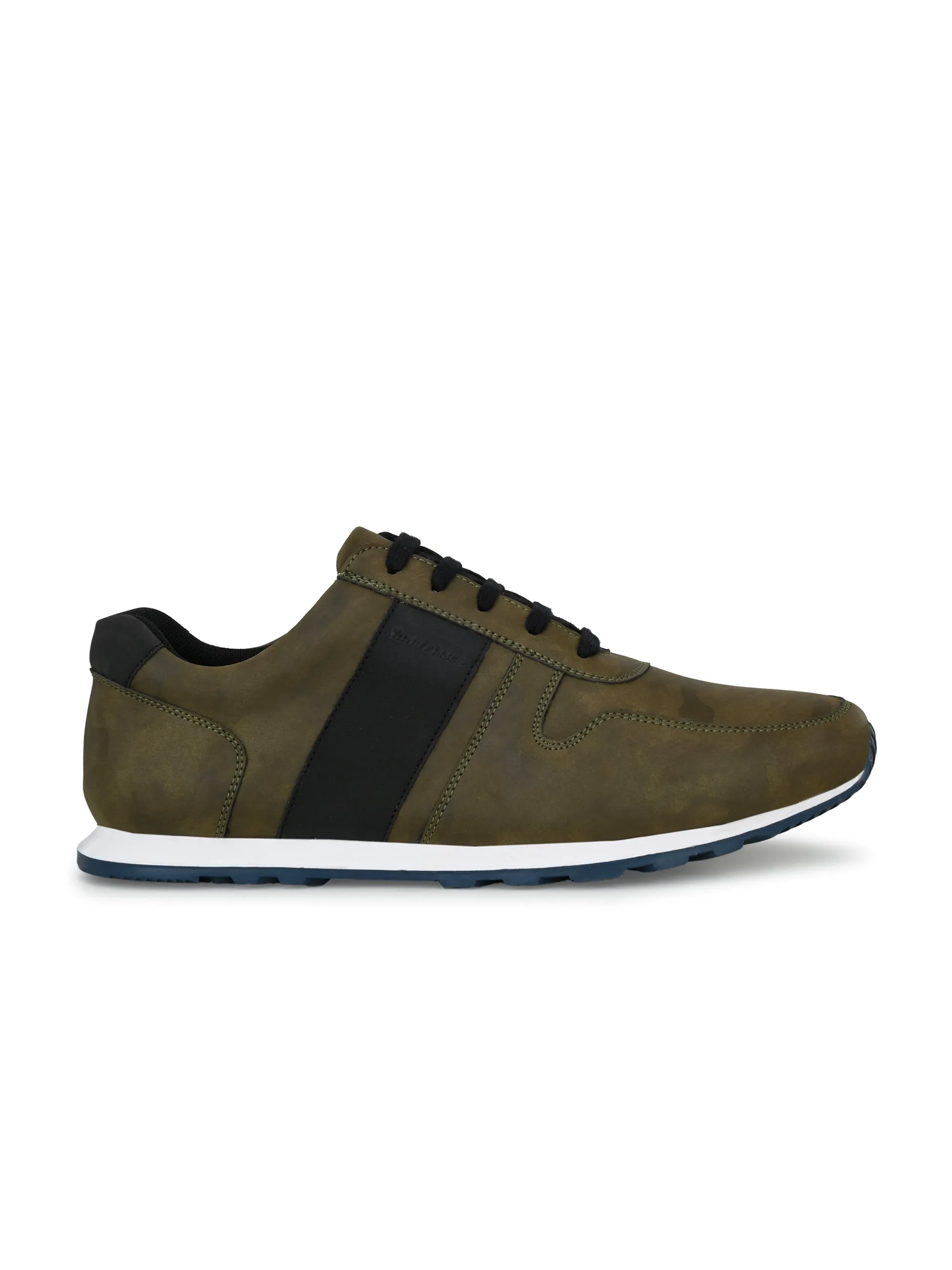 Apexx Olive Casual Sneakers