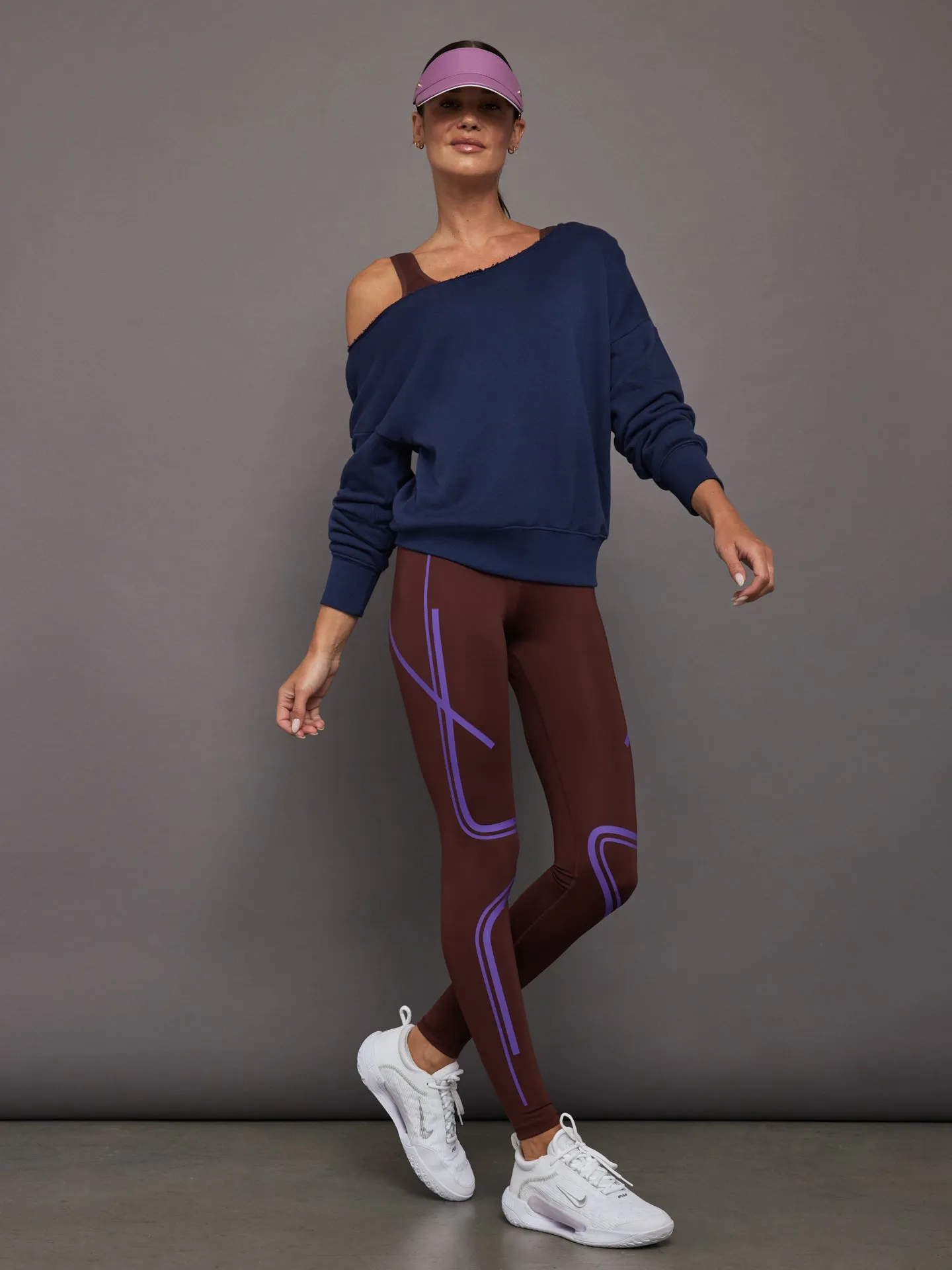 aSMC TruePace Running Leggings - bitter chocolate-smc