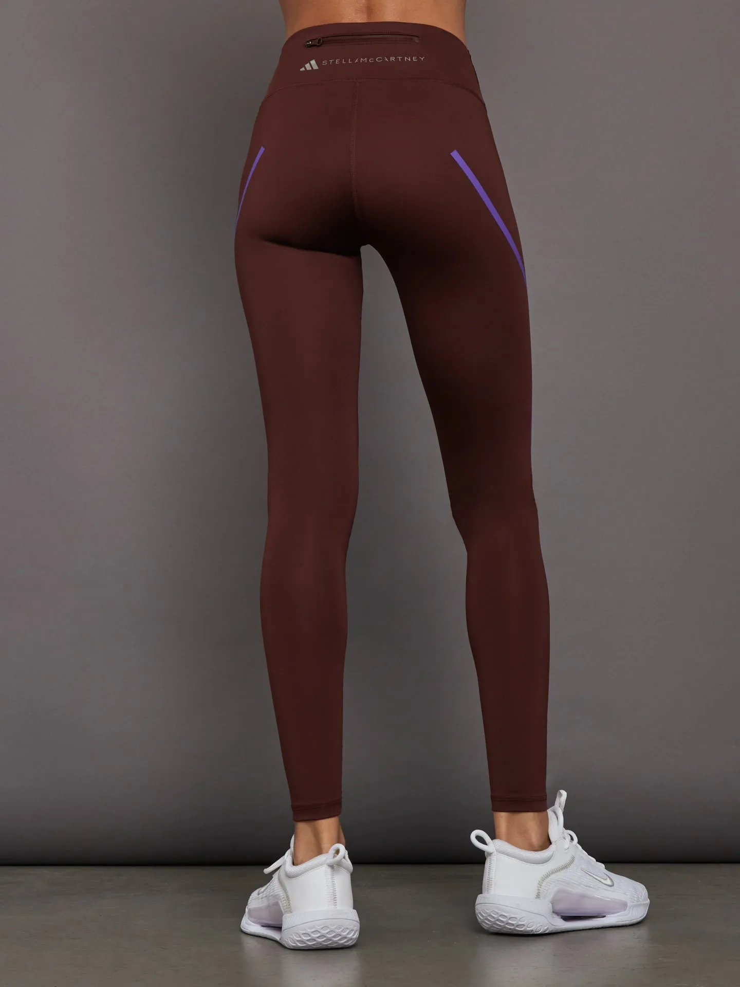 aSMC TruePace Running Leggings - bitter chocolate-smc