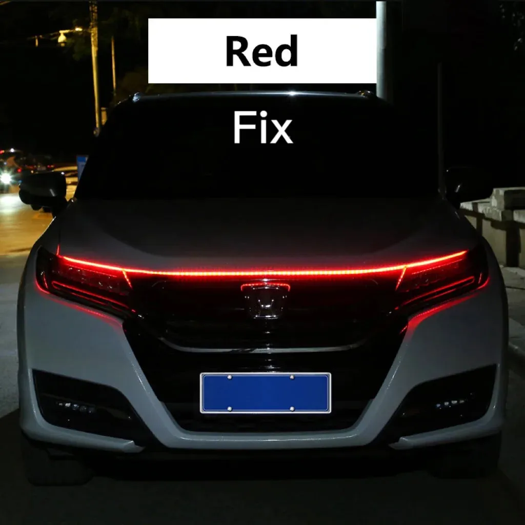 Auto LED Hood Decor Running Ambient Lights