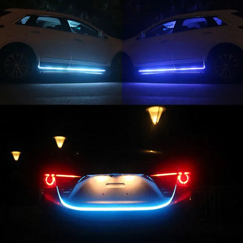 Auto LED Hood Decor Running Ambient Lights