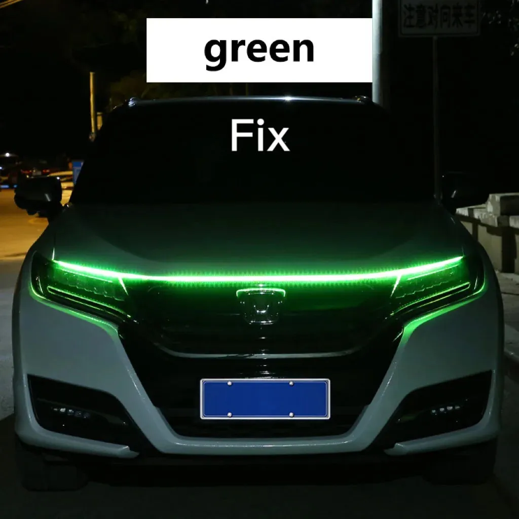 Auto LED Hood Decor Running Ambient Lights