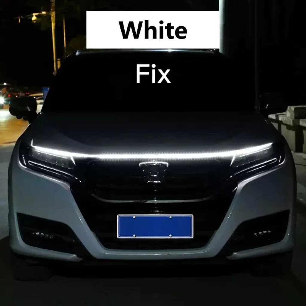 Auto LED Hood Decor Running Ambient Lights