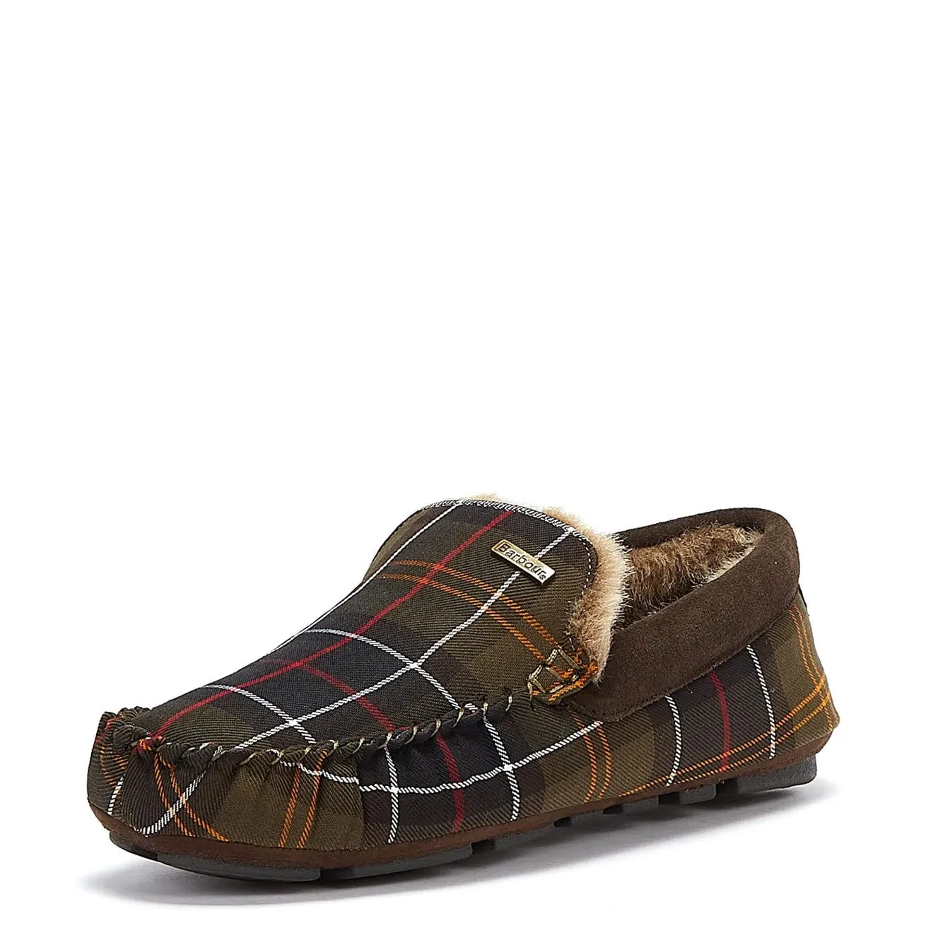 Barbour Monty Slippers Recycled Classic Tartan