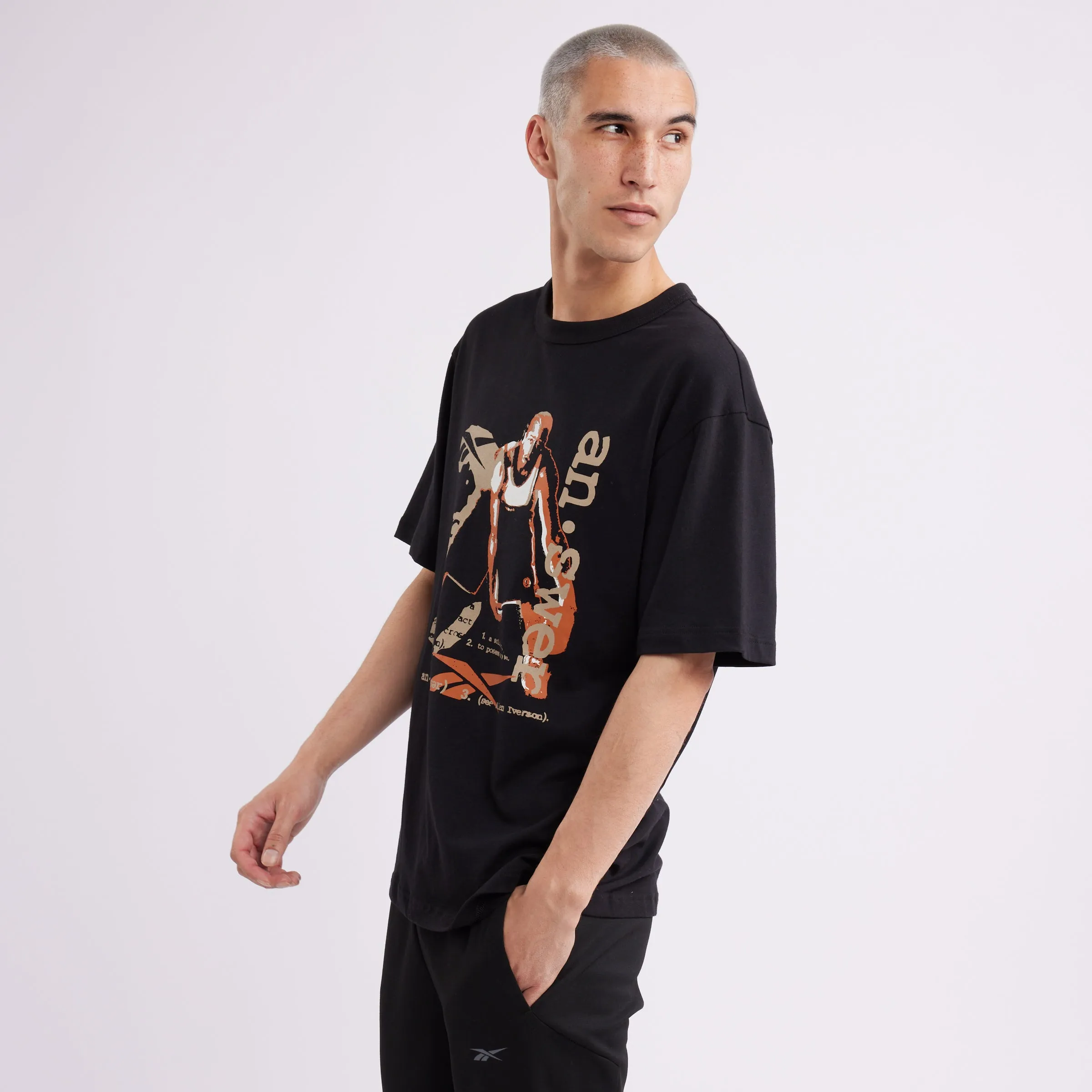 Basketball Short Sleeve Tee Black