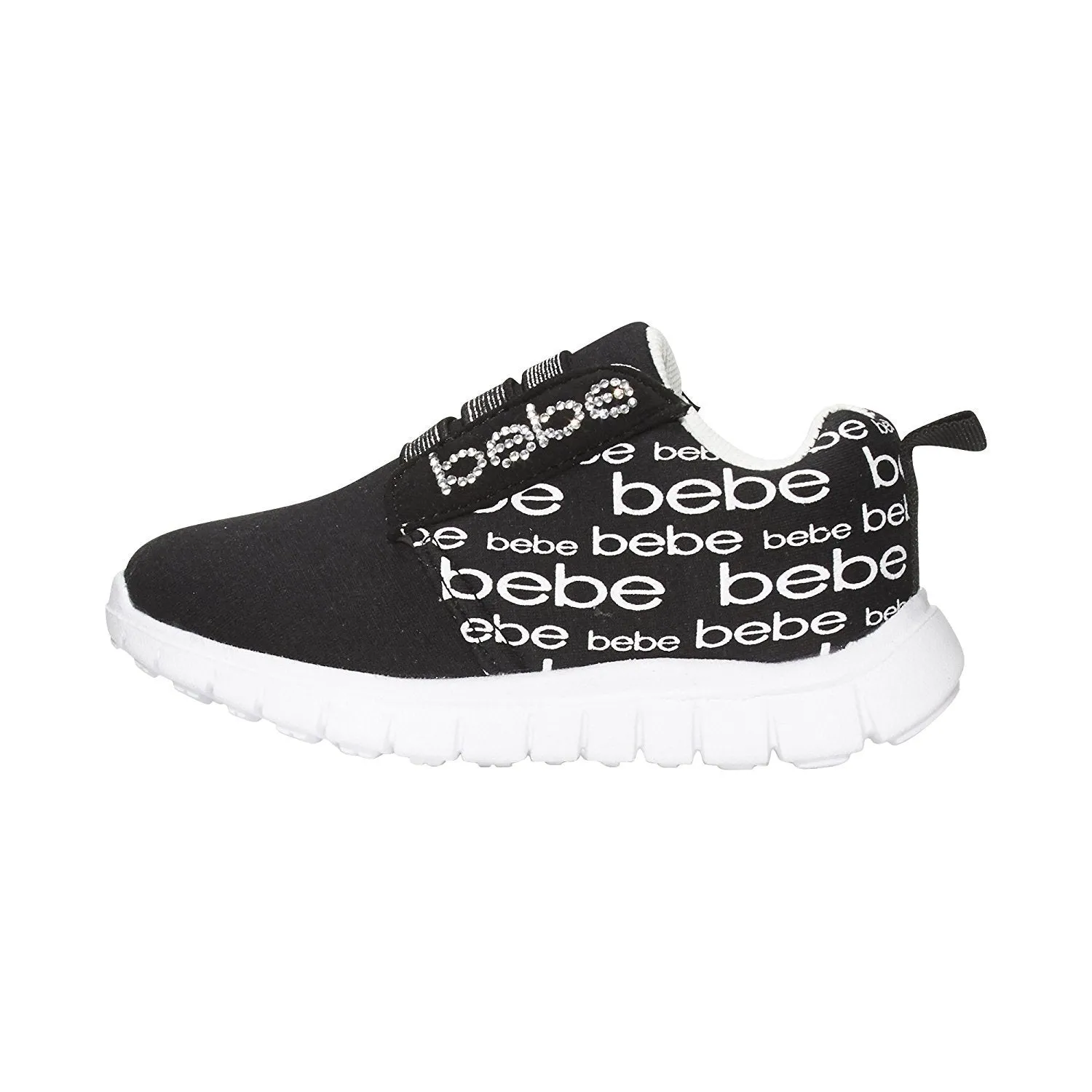 bebe Girls Toddler/Little Kid Athletic Sneaker Shoes For Girls Light Weight Athletic Running Walking Casual Shoes