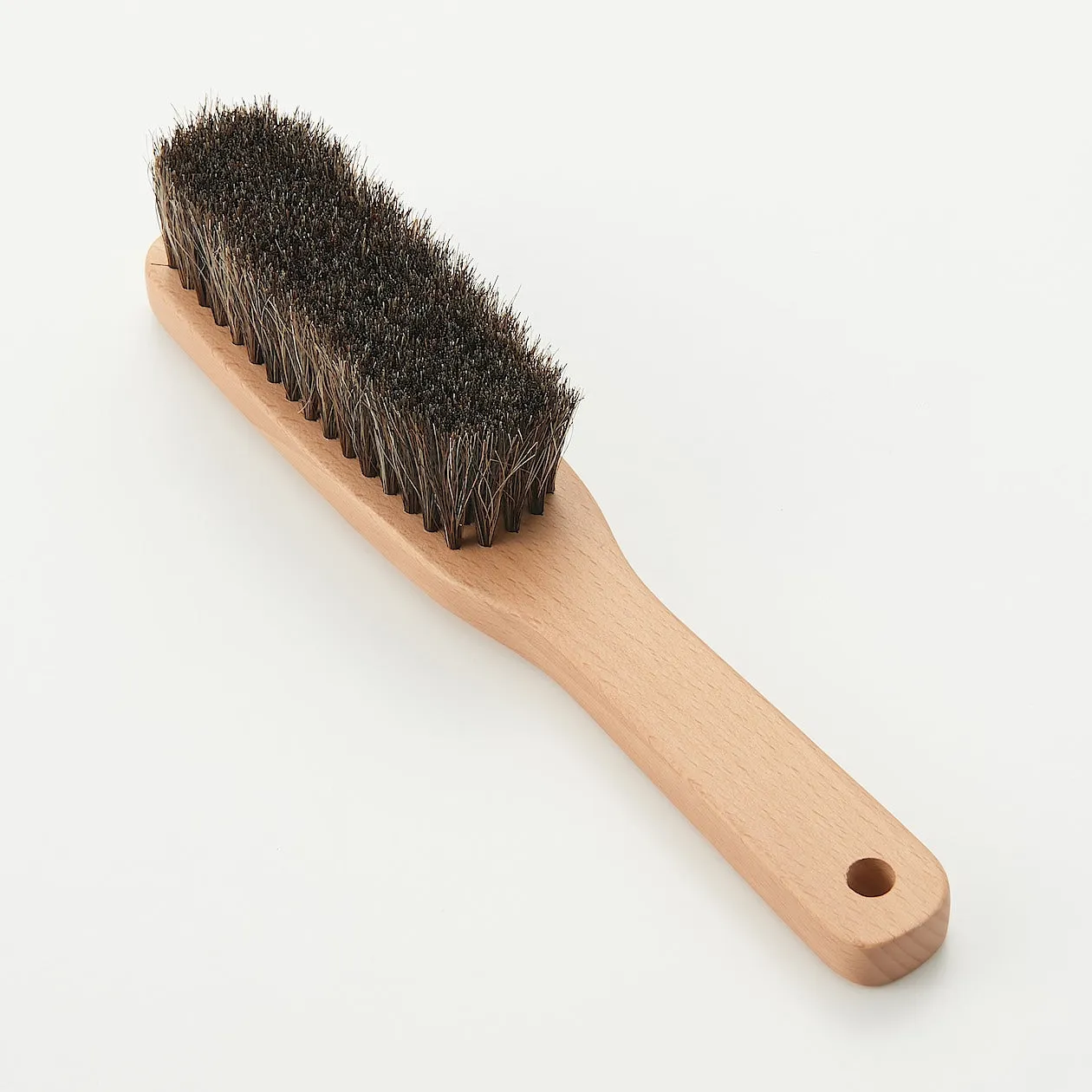 Beech Shoe Horsehair Dusting Brush