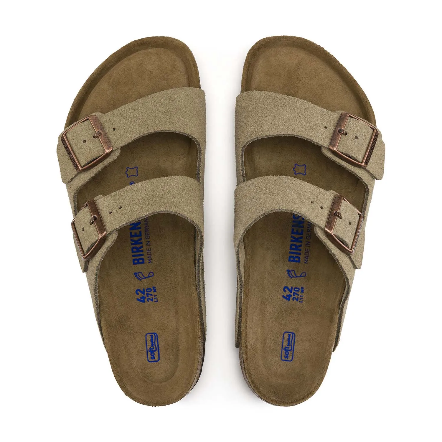 Birkenstock      Birkenstock Arizona Taupe Suede