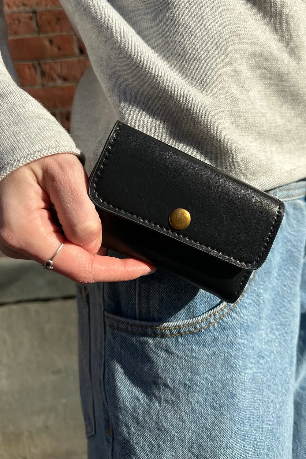 Black Leather Wallet