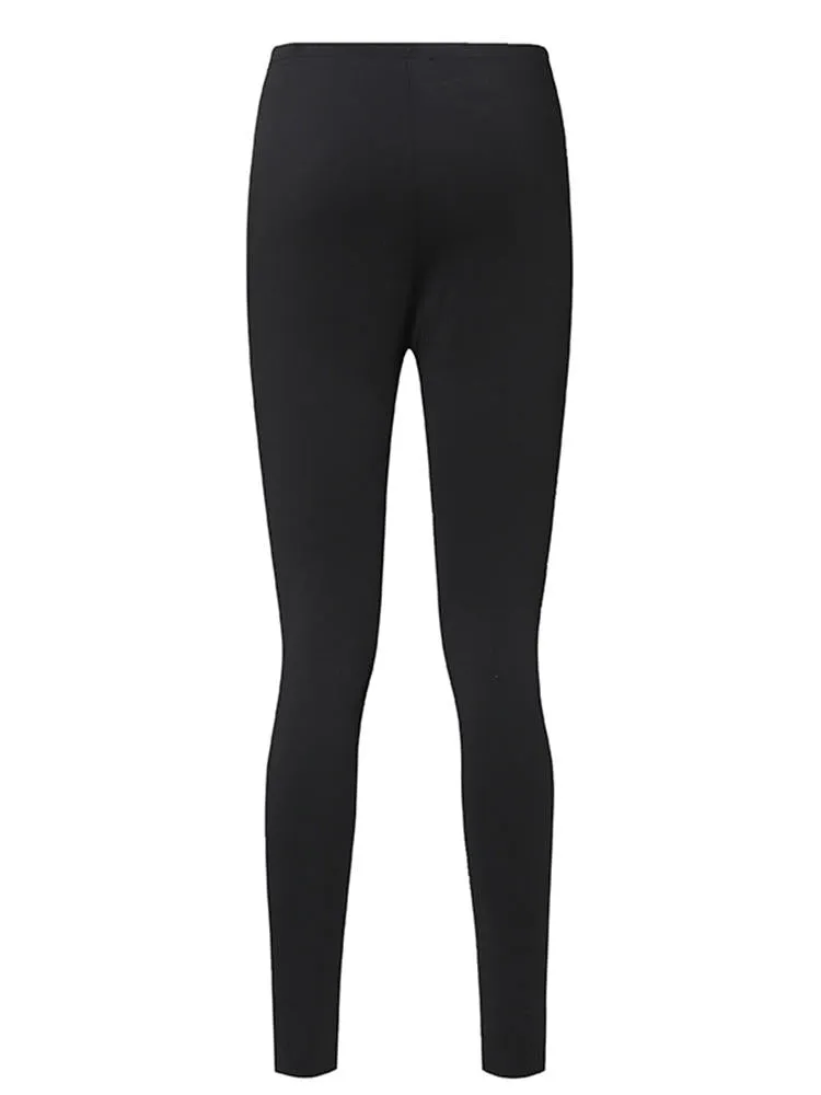 Black Women Mesh Insert Yoga Running Leggings