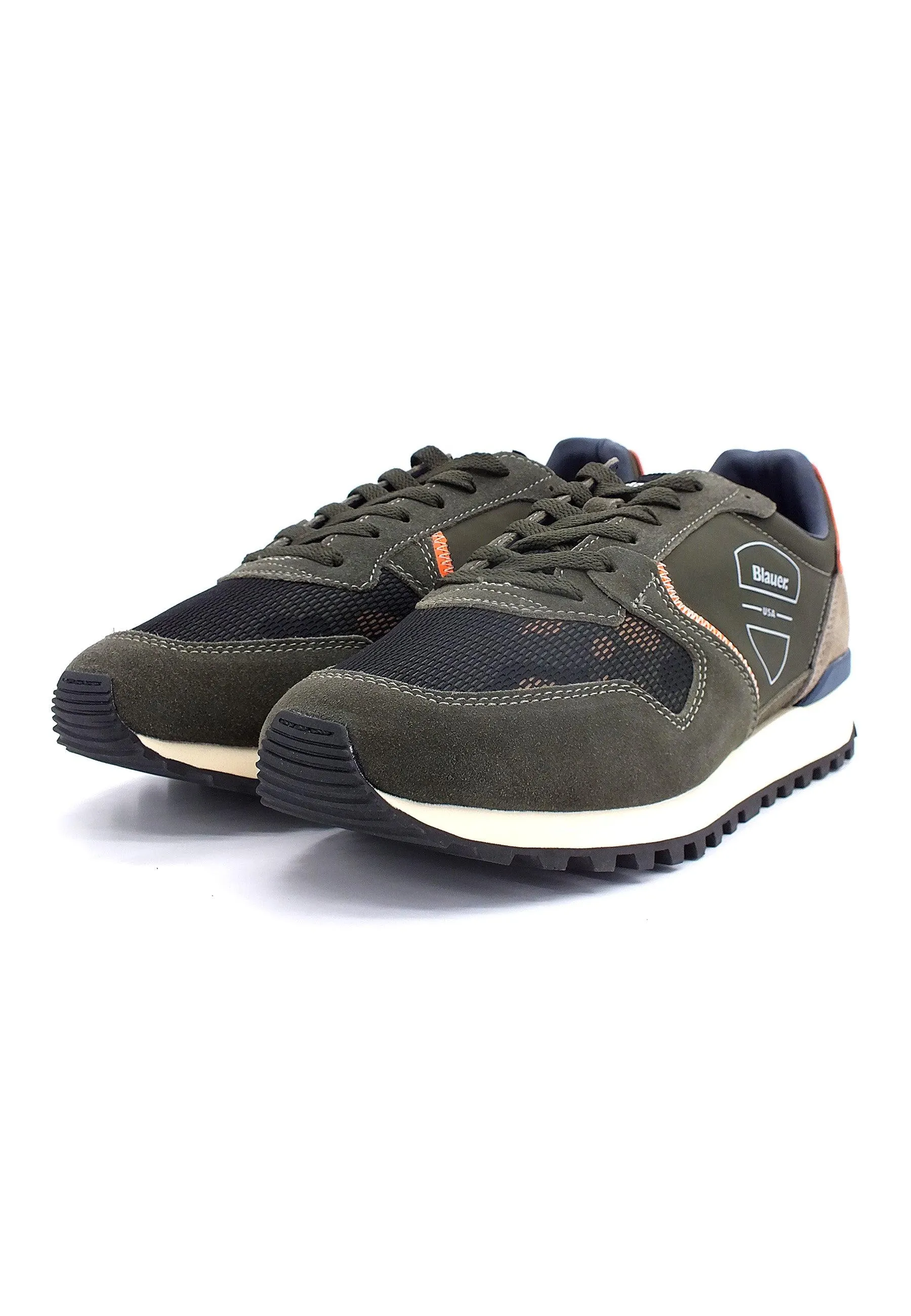 BLAUER Dixon 01 Sneaker Uomo Military Green F2DIXON01