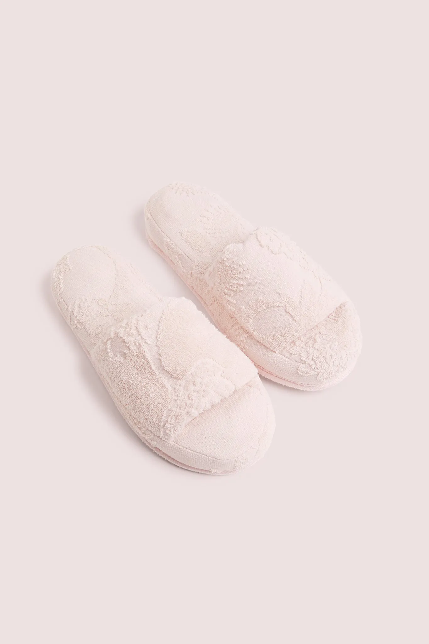 Bondi Towelling Slippers - Blush