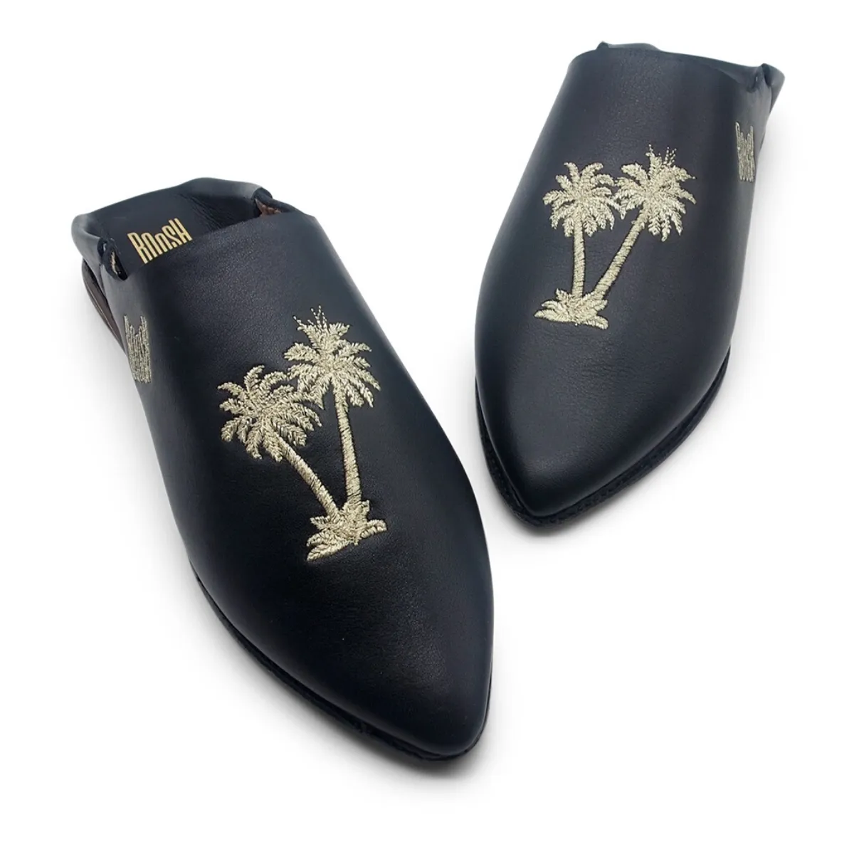 BOOSH x SURFERCHILD Leather Moroccan Slippers